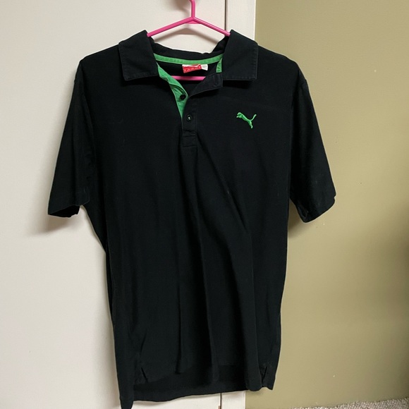 Black and green puma shirt - Picture 2 of 2